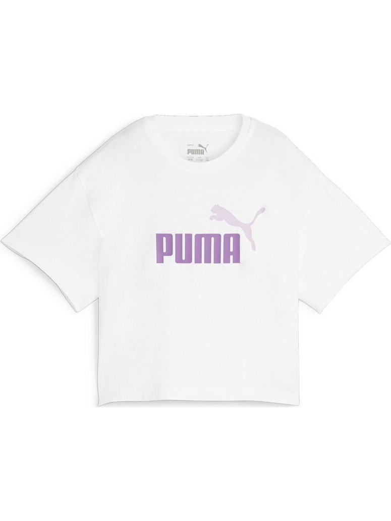 Puma Παιδικό T-Shirt Κοντομάνικο Λευκό 845346-73