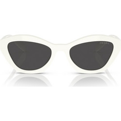 Prada PRA02S 17K08Z Γυναικεία Γυαλιά Ηλίου Cat Eye Κοκάλινα Λευκά με Μαύρο Polarized Φακό