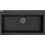 Laveo TAU SBT 7109 Ένθετος Νεροχύτης Γρανίτη Μαύρος 50x90cm