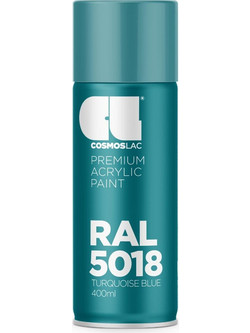 CosmosLac Σπρέι Βαφής Τιρκουάζ Gloss 400ml