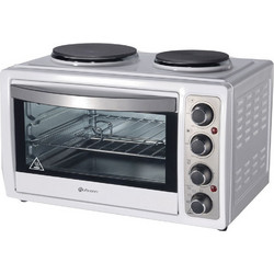 Rohnson R-2128 Ηλεκτρικό Φουρνάκι 28lt με 2 Εστίες και Grill