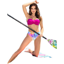 ETNA Bikini Set Strapless με Ενίσχυση Ψηλόμεσο Φούξια Πολύχρωμο 194014