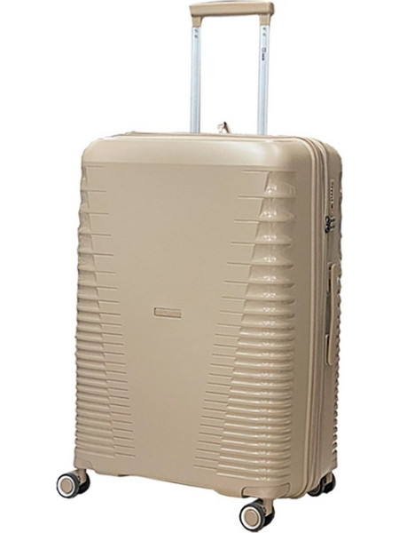 Rain RB8018 Βαλίτσα Μεσαία 65x43x25cm με 4 Ρόδες Μπεζ