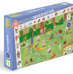 Παιδικό Puzzle Djeco Ζωάκια Στον κήπο 35 Κομμάτια