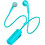 Defunc Basic Talk Ακουστικά Bluetooth Earbud Πέτου Cyan