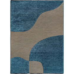 MADI Brook Χαλί Ορθογώνιο Καλοκαιρινό 160x230cm Beige Petrol