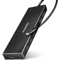 Axagon HUE-F7C USB Hub 3.0 USB-C με 7 Θύρες USB-A