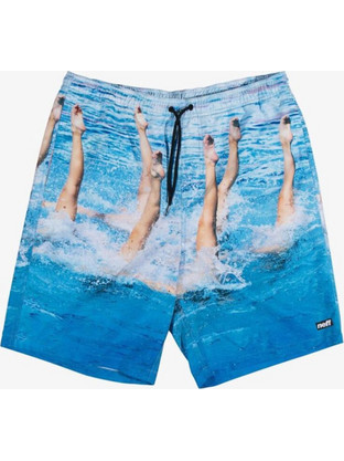 Neff Ανδρικό Μαγιό Σορτς με Σχέδια Γαλάζιο 691716002