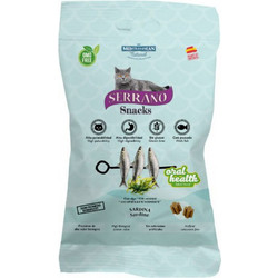 Mediterranean Serrano Snack Cat Oral Health Σαρδέλες 50gr