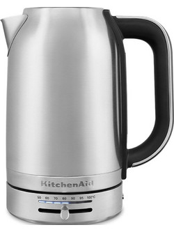 KitchenAid 5KEK1701ESX Ανοξείδωτος Βραστήρας 1.7lt 2400W με Ρύθμιση Θερμοκρασίας