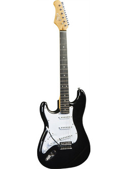 Eko Guitars S300 Left-Handed Ηλεκτρική Κιθάρα ST Style με SSS Μαγνήτες Black