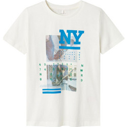 Name It Παιδικό T-Shirt Κοντομάνικο Λευκό 13226112