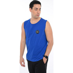Bodymove Ανδρικό Αθλητικό T-Shirt Royal Blue 1387-2 Royal