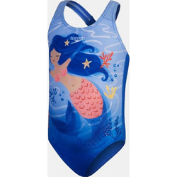 Speedo Digital Printed Αθλητικό Παιδικό Μαγιό Ολόσωμο για Κορίτσι Μπλε 0037391-6873