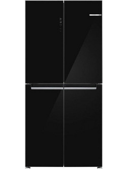 Bosch KMC85LBEA Ψυγείο Ντουλάπα 546lt Full No Frost Υ190xΠ86xΒ67cm Μαύρο