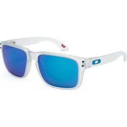Oakley OO9007 17 Ανδρικά Γυαλιά Ηλίου Τετράγωνα Κοκάλινα Άσπρα με Μπλε Polarized Φακό