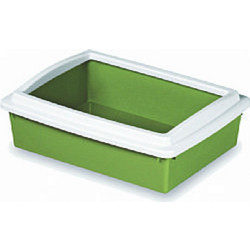 Stefanplast Tray Λεκάνη Γάτας Πράσινη Μ50xΠ35xΥ12cm