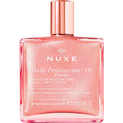 Nuxe Huile Prodigieuse Λουλουδένιο Rose Gold Glitter Βιολογικό Ξηρό Λάδι για Πρόσωπο Σώμα & Μαλλιά 50ml