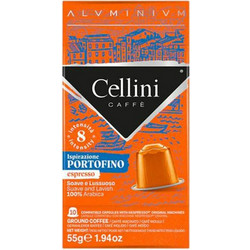 Cellini Κάψουλες Espresso Portofino Συμβατές με Μηχανή Nespresso 8τμχ