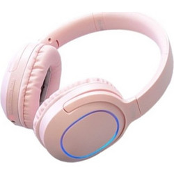 Gjby CA-039 Ενσύρματα & Ασύρματα Bluetooth Ακουστικά Over Ear Ροζ