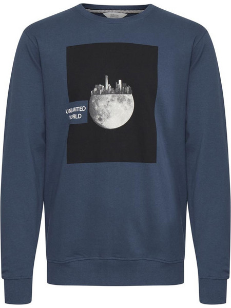 Solid Ανδρικό Φούτερ Navy Μπλε 21104314-791350