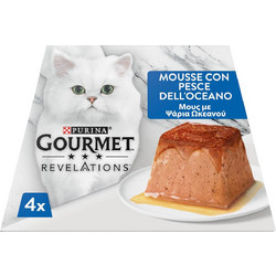 Purina Gourmet Revelations Mousse with Ocean Fish 4x57gr