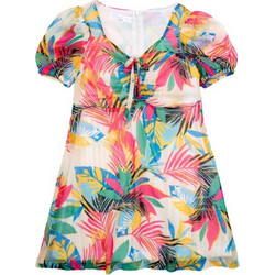Funky Παιδικό Φόρεμα Floral Εκρού 123-529103-1