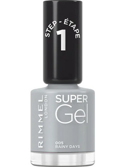 Rimmel Super Gel 5 Rainy Days Gloss Βερνίκι Νυχιών Μακράς Διαρκείας 12ml