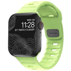 Nomad Sport Λουράκι Σιλικόνης Glow in the Dark Lime (Apple Watch 38 / 40 / 41mm)