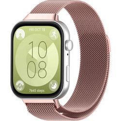 Tech-Protect Milaneseband Λουράκι Μεταλλικό Rose / Gold (Huawei Watch Fit 3)