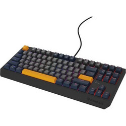 Genesis Thor 230 Μηχανικό Gaming Πληκτρολόγιο TenKeyLess με Outemu Panda Διακόπτες RGB Navy Blue Negative