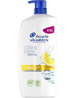 Head & Shoulders Σαμπουάν κατά της Πιτυρίδας για Λιπαρά Μαλλιά 800ml