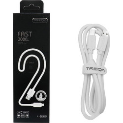 Treqa CA-8073 USB-A to USB-C 2m White