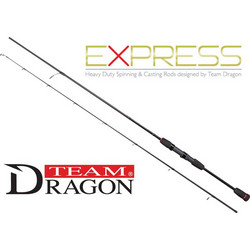 Dragon Express Καλάμι Ψαρέματος για Spinning Carbon Δίσπαστο 2.45m 10-30gr