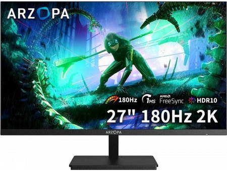 Arzopa M1RC-27 IPS HDR Gaming Monitor 27" 2560x1440 QHD 180Hz 1ms