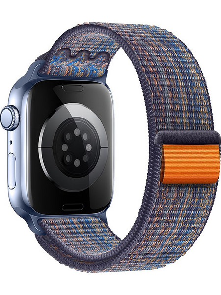 Hoco Watchband WA25 Λουράκι Υφασμάτινο Royal Blue / Orange (Apple Watch 38 / 40 / 41mm)