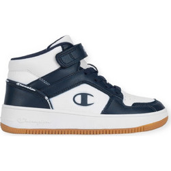 Champion Rebound 2.0 MID GS Παιδικά Sneakers Μποτάκια Λευκά Μπλε S32413-WW010