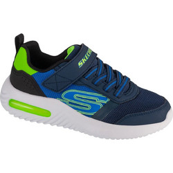 Skechers Bounder-Tech Παιδικά Sneakers με Φωτάκια Μπλε Πράσινα 403723L-NVLM