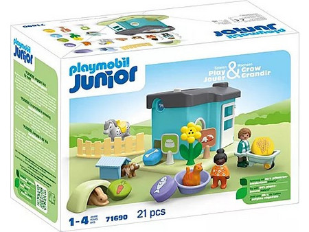 Playmobil Junior Ξενώνας Μικρών Ζώων για 1-4 Ετών 71690
