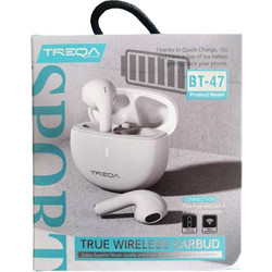 Treqa BT-47 Ακουστικά Bluetooth Earbud White