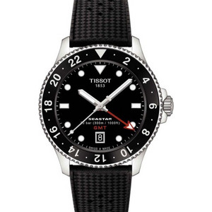 Tissot T-Sport Seastar Ανδρικό Ρολόι με Μαύρο Καουτσούκ Λουράκι T120.852.17.051.00
