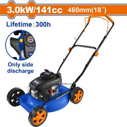 Wadfow WGM2A18 Μηχανή Γκαζόν Βενζίνης 4hp 141cc Κοπή 46cm