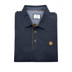 Side Effect Ανδρική Μπλούζα Polo Κοντομάνικη Navy Μπλε 2213-02