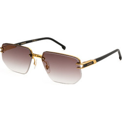 Carrera CA1070S I46YK Ανδρικά Γυαλιά Ηλίου Πολυγωνικά Κοκάλινα Μαύρα με Καφέ Degradee Φακό