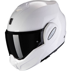 Scorpion Exo Tech Evo Solid White Κράνος Μηχανής Full Face 1535gr