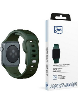 3mk Λουράκι Σιλικόνης Green (Apple Watch 38 / 40 / 41mm)