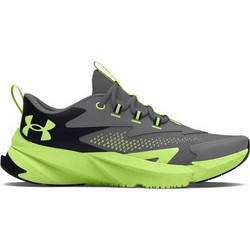 Under Armour Scramjet 6 Παιδικά Αθλητικά Παπούτσια για Τρέξιμο Γκρι Lime 3027691-100