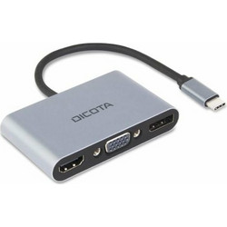 Dicota D32064 USB-C Docking Station με DisplayPort / HDMI 4K PD
