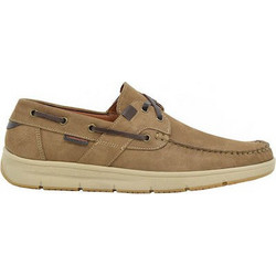 Commanchero Ανδρικά Μοκασίνια Boat Shoes Δερμάτινα Εκρού 72227-228