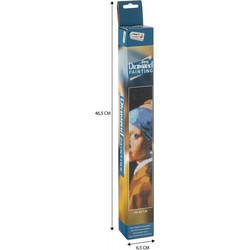 Grafix Vermeer Girl with A Pearl Καμβάς Diamond Painting Kit 50x40cm CR2025-GE